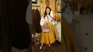 Get Ready With Me ft. Knightley Skirt from @sondeflor💛 | Vintage Inspired Fashion