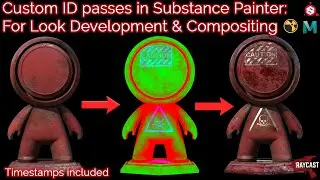 Custom ID Passes in Substance Painter for Look Development & Compositing