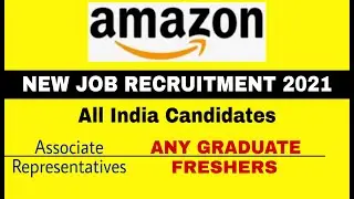 Amazon Jobs 2021 | Amazon Recruitment 2021 | Amazon Job vacancy 2021| Private Jobs 2021