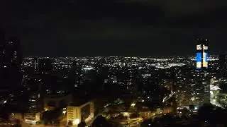 Monserrate mountain view at night