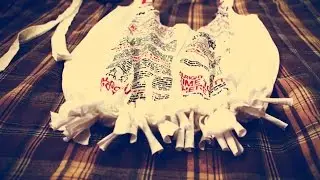 Tişörtten Çanta Yapımı ( Dikişsiz ) | DIY - T Shirt to Bag - No sew - How To Bag