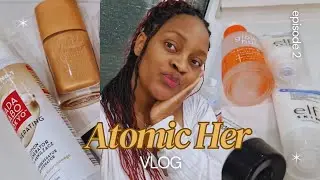 Vlog|Mon métier de Consultante Skincare, repas équilibré , Haul Tkmaxx| Atomic Her