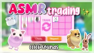 *ASMR TRADING IN ADOPT ME!*🌈 clicking sounds! 🎧