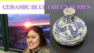 CERAMICS GLAZED AT CONE 6 ELECTRIC, BLUE GREEN SERIES