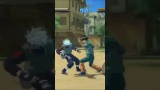 Kakashi vs Might Guy 😈💥 battle in Naruto shippuden #storm4 #naruto #narutoshippuden #anime #shorts