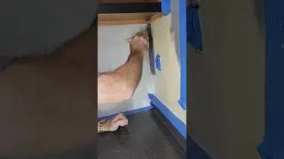 Painting the CAULKED drywall corner