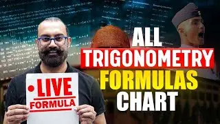Nda 2025 | Trigonometry Formula Chart Live | T Ratio & Identities | By Anuj Sir