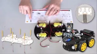 Assemble Elegoo Smart Car Arduino+ESP32 Robot KIT V4.0 Step 10: Finish the Lower Deck