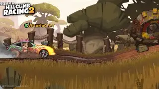 New Paint MUSCLE CAR SKULLY in Savanna - Hill Climb Racing 2