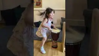 Abigail Going Crazy On Drums!