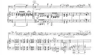 Bohuslav Martinů - Variations on a Slovak Theme, for cello and piano (H. 378) [Score Video]