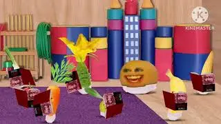 Annoying Orange with SpongeBob Music: Baby Orange Goes to Daycare