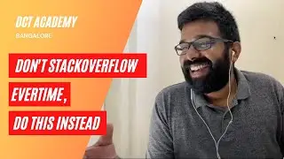 Don't stackoverflow everytime, do this instead