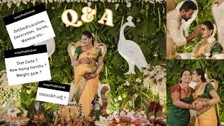 ಸೀಮಂತ & Pregnancy Q&A | Decor, Saree, Blouse | Due Date | ಬಾಣಂತನ ಎಲ್ಲಿ | ArpithaAbhishek
