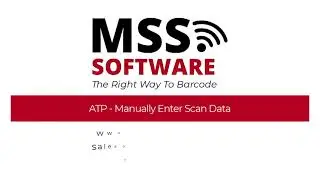 ATP - How to Manually Create Scans