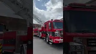 Rosenbauer’s TDA & Pumper Demonstration at the 2023 PA Fire Expo #firetruck #rosenbauer #tiller