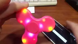 Bluetooth Spinner led(спинер с блютусом на батарейке)