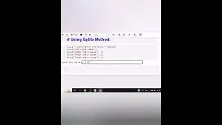 Taking Multiple Input In Python 