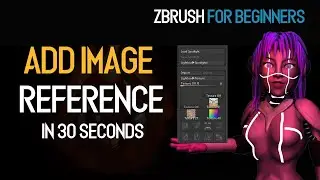 Load a Reference Image in ZBrush in 30 Seconds