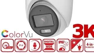 Hikvision 5 megapixel 3K ColorVu Camera installation