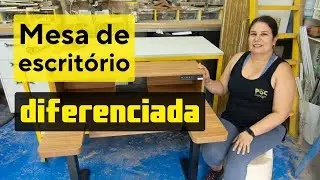 Mesa de escritório diferenciada - mesa com ergonomia
