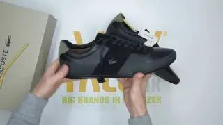Lacoste Turnier 117 1 - Black - Unboxing | Walktall