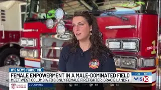 Meet the newest firefighter and only woman at the West Columbia Fire Department