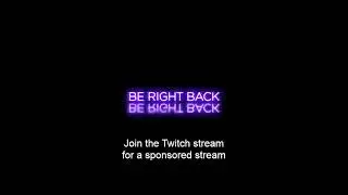 Sponsored stream over on Twitch
