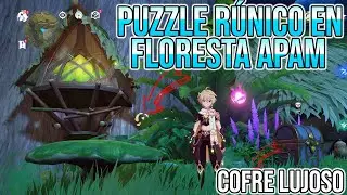 SECRET RUNIC PUZZLE in APAM FOREST - Genshin Impact Sumeru *LUXURIOUS CHEST*