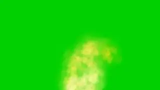Fire on green screen