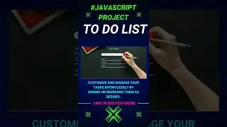 How To Make Todo List Using HTML CSS AND JAVASCRIPT | #shorts #youtubeshorts #shortsvideo #trending