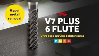 YG-1 V7 Plus TRP Range with Optional Chip Splitter for Hyper Metal Removal