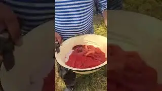 икра на завтрак на Камчатке