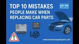 Top 10 Mistakes People Make When Replacing Car Parts| Guide, Learn, Repair & Buy with Warranty