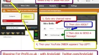 Where Is My Youtube Inbox? AND How to find it!