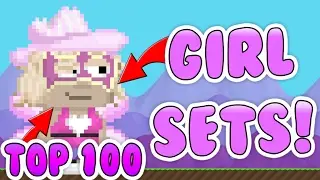Growtopia - Top 100 Girl Sets