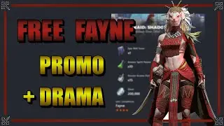 FREE FAYNE PROMO + PROMO DRAMA - RAID SHADOW LEGENDS - CODE IN DESCRIPTION
