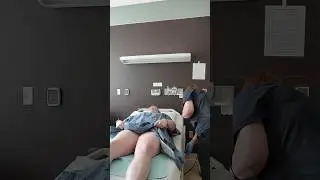 BIG GIRL LIES DOWN 😍 Stomach Exam 1 