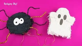 Minipiñatas para HALLOWEEN 👻🕷️ - Manualidades Halloween  |Partypop DIY🎉|