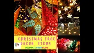 Christmas Tree Decor Items to Decorate Your Home ||  Christmas Decoration Ideas