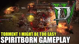 Destroying Torment 1 - Post Story - Quill Volley Eagle Spiritborn - Vessel of Hatred - Diablo 4