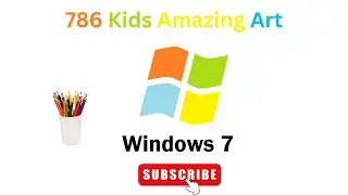 How to draw windows 7 logo in ms paint/ms paint