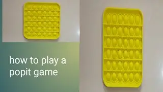 how to play popit game