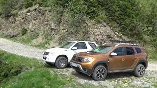 Suzuki Grand Vitara & Dacia Duster Off Road on Mountain Trails to Cozia Peak