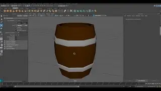 Making a Barrel in Maya (Modelling and UVs)