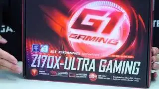 GIGABYTE 100 Series - Z170X-Ultra Gaming Motherboard Unboxing & Overview