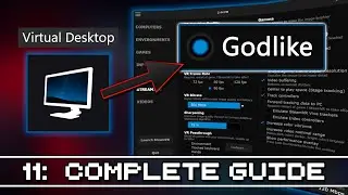 Best Virtual Desktop Setup + Settings [Wireless PCVR Gaming]