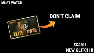 NEW ELITE PASS 🤯 GLITCH !!