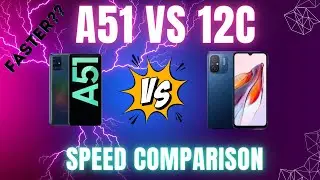 Redmi 12C vs Samsung A51 Speed comparison | G80 vs G85