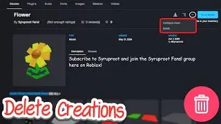 How to Delete Creations on Roblox! (2024)